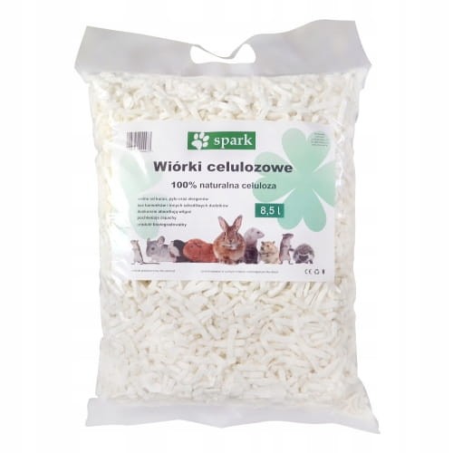 Spark wiórki celulozowe dla zwierząt, naturalne, hipoalergiczne, 8,5 l