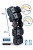 OKOŁOOPERACYJNA ORTEZA KOLANA, PO URAZIE KOLANA, UNIWERSALNA Z ZEGAREM