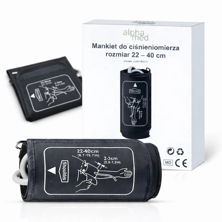 UNIWERSALNY MANKIET DO CIŚNIENIOMIERZA, WYMIENNY RĘKAW 22–40 cm – XUXY-B001