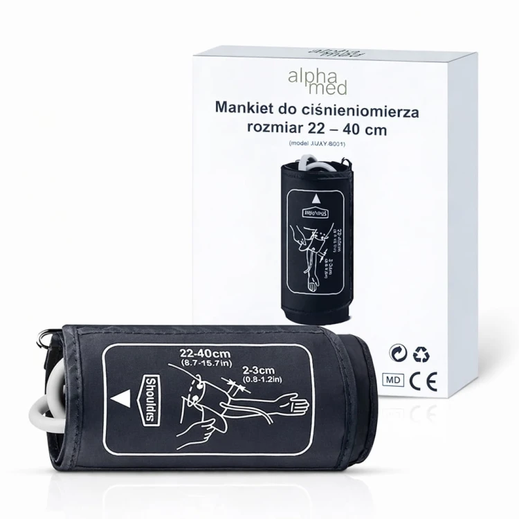 UNIWERSALNY MANKIET DO CIŚNIENIOMIERZA, WYMIENNY RĘKAW 22–40 cm – XUXY-B001