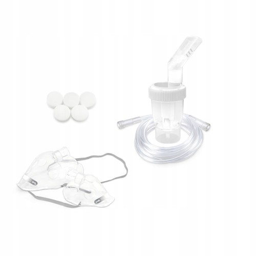 UNIWERSALNY ZESTAW AKCESORIÓW DO INHALATORA, NEBULIZATOR, MASKI, PRZEWÓD