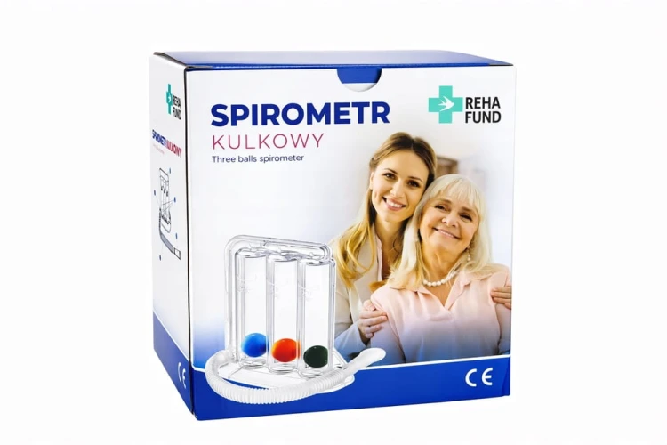 SPIROMETR KULKOWY URZĄDZENIE DO ĆWICZEŃ ODDECHOWYCH Reha Fund RX-1402