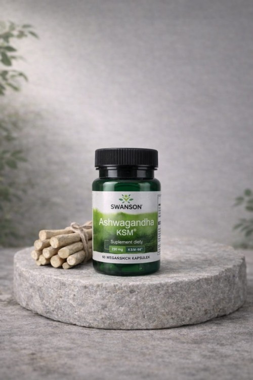 SWANSON Ashwagandha KSM-66 250mg 60 kapsułek