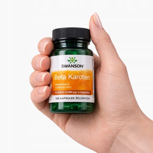 SWANSON Beta Carotene Beta karoten 10 000 iu 100 kapsułek