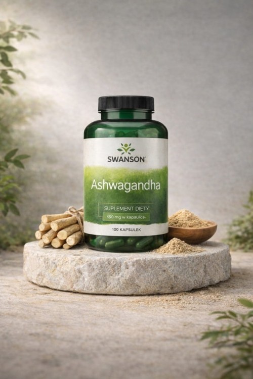 SWANSON Ashwagandha (żen-szeń indyjski) 450 mg 100 kapsułek
