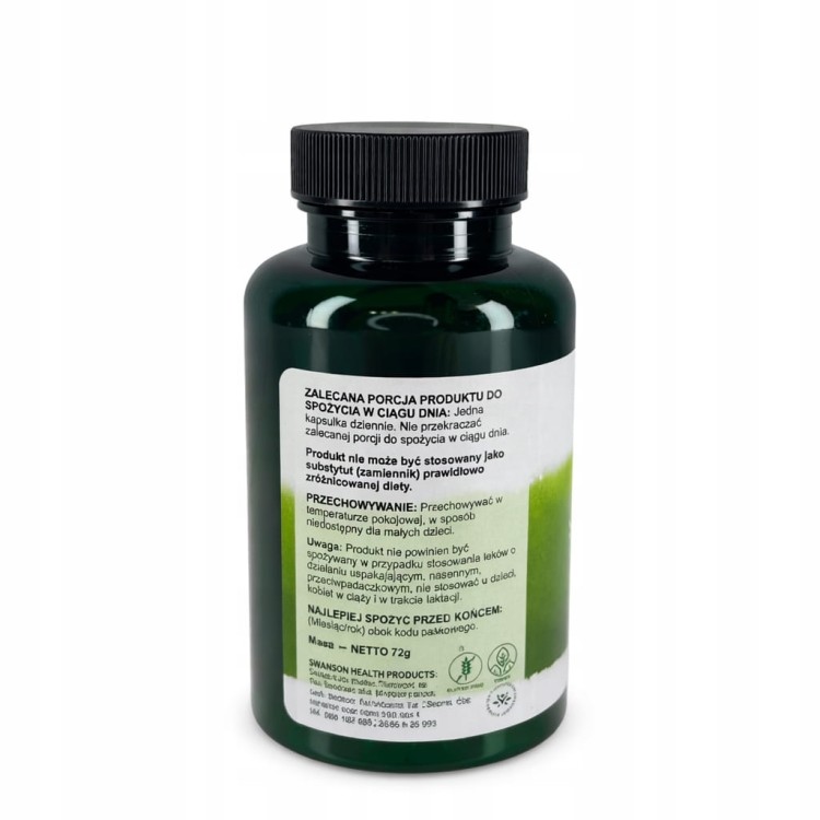 SWANSON Ashwagandha (żen-szeń indyjski) 450 mg 100 kapsułek