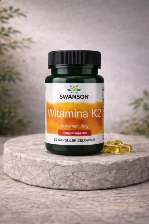 SWANSON Witamina K2 naturalna 100 µg 30 kapsułek