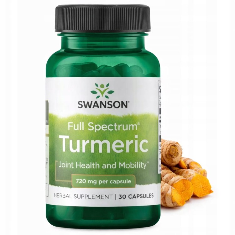 SWANSON Turmeric 720 mg 30 kapsułek