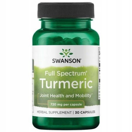 SWANSON Turmeric 720 mg 30 kapsułek