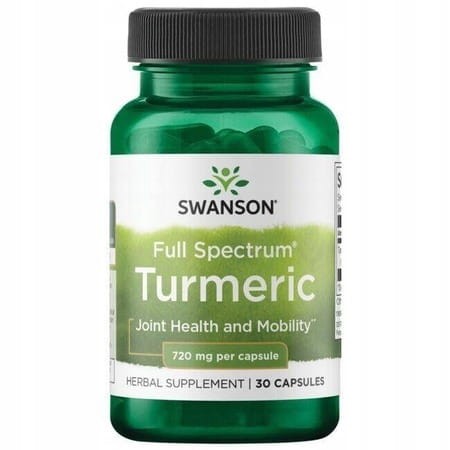 SWANSON Turmeric 720 mg 30 kapsułek