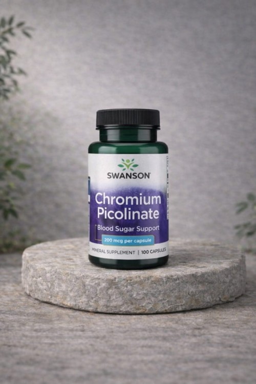 SWANSON Pikolinian Chromu 200 µg 100 kapsułek