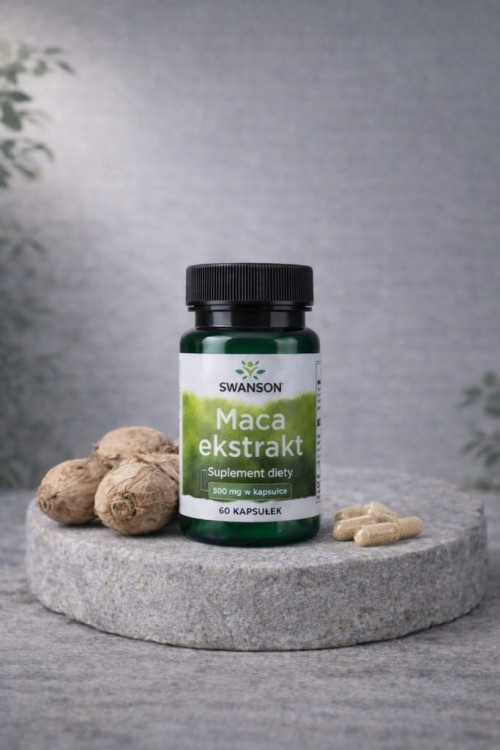 SWANSON MACA ekstrakt 500 mg 60 kapsułek