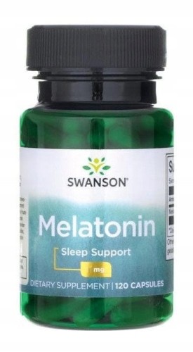 SWANSON Melatonina 1mg 120 kapsułek