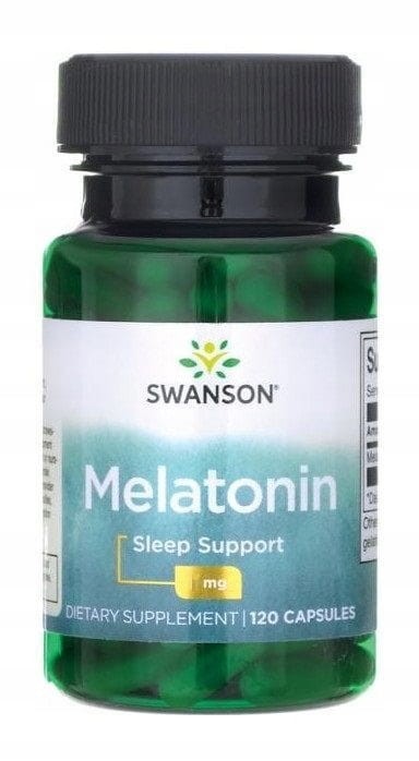 SWANSON Melatonina 1mg 120 kapsułek