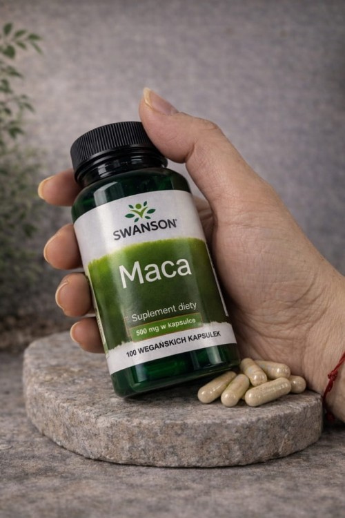 SWANSON MACA ekstrakt 500 mg 100 kapsułek