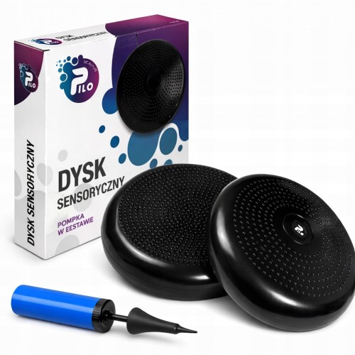 DYSK SENSORYCZNY DO ĆWICZEŃ DYSK Z KOLCAMI PODUSZKA SENSORYCZNA BERET 34CM