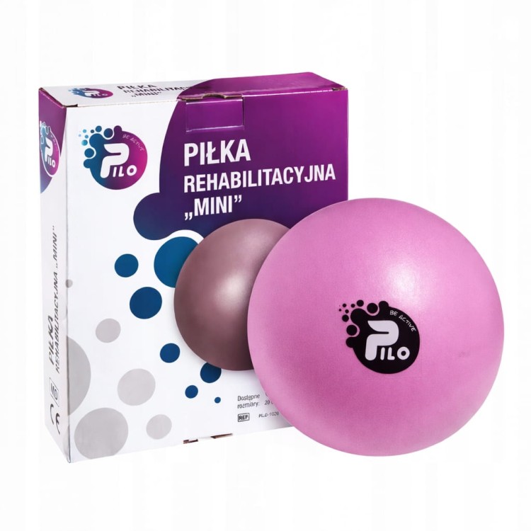PIŁKA REHABILITACYJNA GIMNASTYCZNA FITNESS PIŁKA DO ĆWICZEŃ ABS 20 RÓŻOWA
