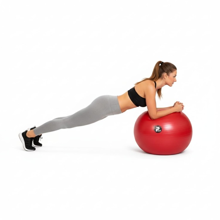PIŁKA DO ĆWICZEŃ I REHABILITACJI, SYSTEM ABS, OBCIĄŻENIE 300KG 55CM+ POMPKA
