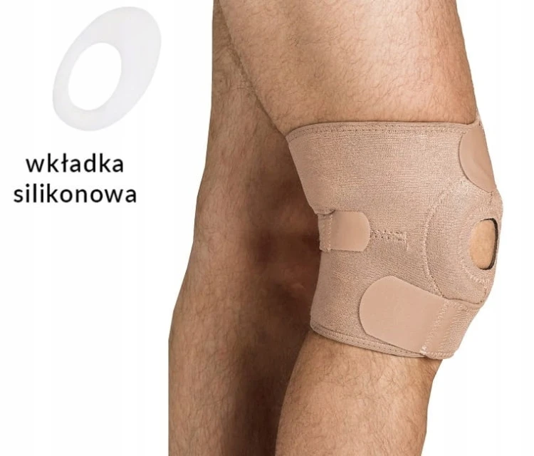 NEOPRENOWY STABILIZATOR KOLANA, ZAPINANA ORTEZA, NIESTABILNOŚĆ RZEPKI, UNI.