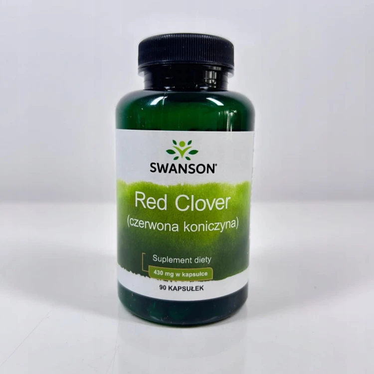 SWANSON Red Clover Czerwona koniczyna 430mg 90 kapsułek | MENOPAUZA HORMONY