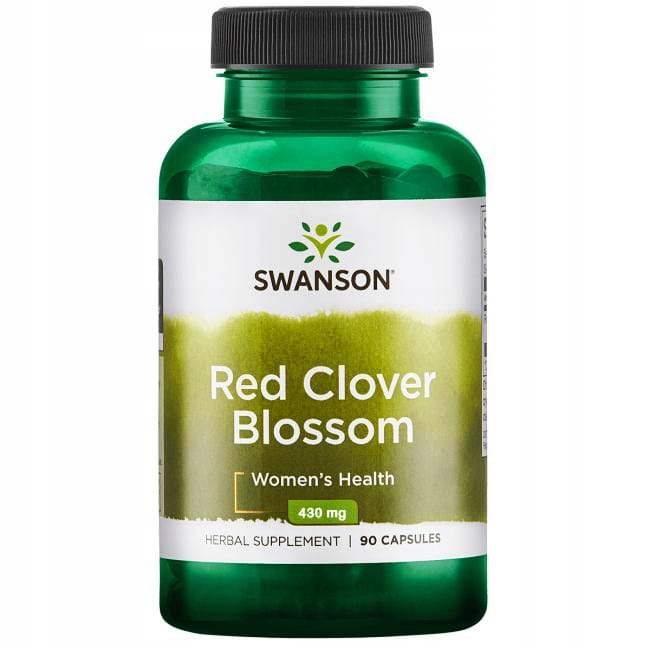 SWANSON Red Clover Czerwona koniczyna 430mg 90 kapsułek | MENOPAUZA HORMONY