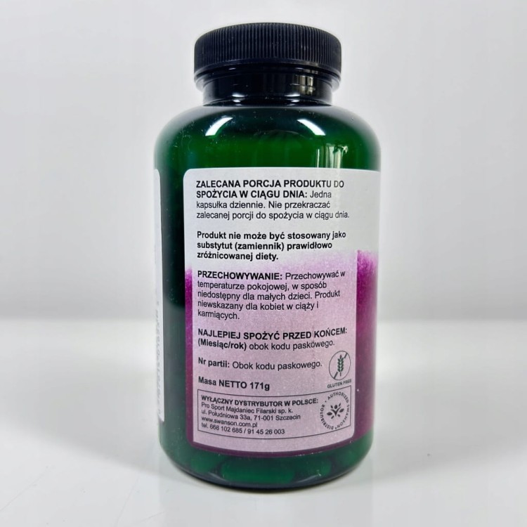 SWANSON MSM siarka organiczna 500 mg 250 kapsułek |ZDROWE STAWY KOŚCI SKÓRA