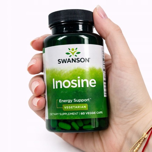 SWANSON Inozyna 500 mg 60 vege kapsułek | ODPORNOŚĆ ENERGIA INFEKCJE WIRUSY