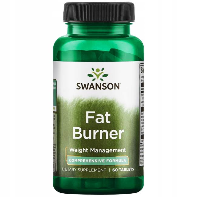 SWANSON Fat Burner 60 tabletek | SPALACZ TŁUSZCZU ODCHUDZANIE METABOLIZM
