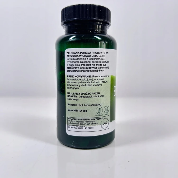 SWANSON Berberine (Berberyna) 400 mg 60 kapsułek | METABOLIZM CUKRZYCA HCL