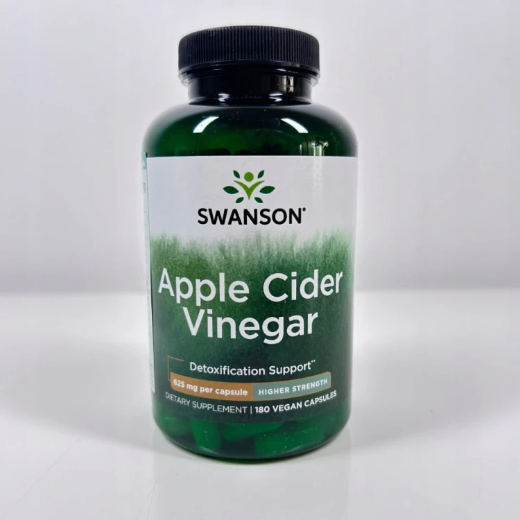 SWANSON Apple cider vinegar Ocet jabłkowy 625 mg 180 kapsułek | ODCHUDZANIE