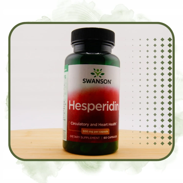 SWANSON Hesperidin 500 mg 60 kapsułek | SERCE UKŁAD KRĄŻENIA ANTYOKSYDANT