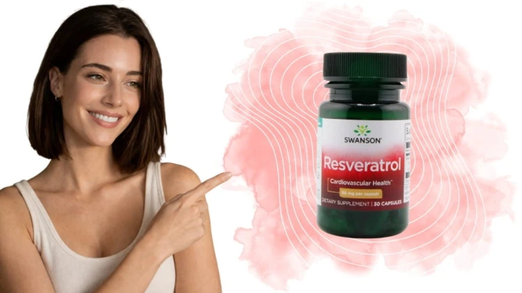SWANSON Resweratrol 50 mg 30 kapsułek KRĄŻENIE SERCE ANTYOKSYDANT CUKRZYCA