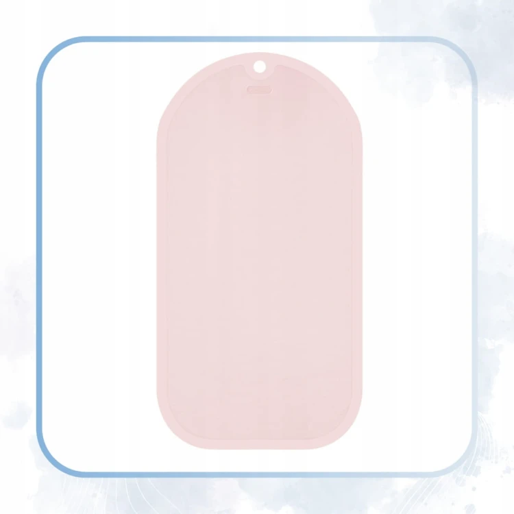 MATA ANTYPOŚLIZGOWA DO WANNY POD PRYSZNIC DO ŁAZIENKI 70x35cm RÓŻOWA