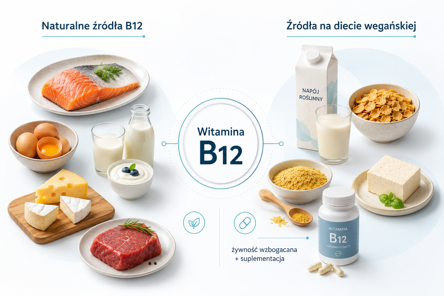 Źródła witaminy B12 w diecie oraz znaczenie suplementów i żywności wzbogacanej na diecie wegańskiej